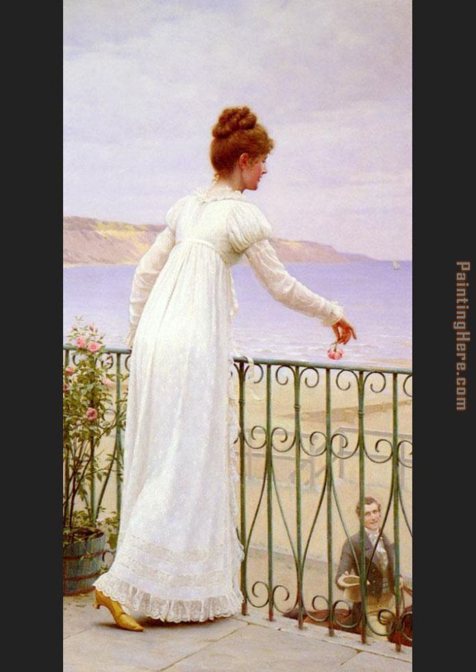 A Favour painting - Edmund Blair Leighton A Favour art painting